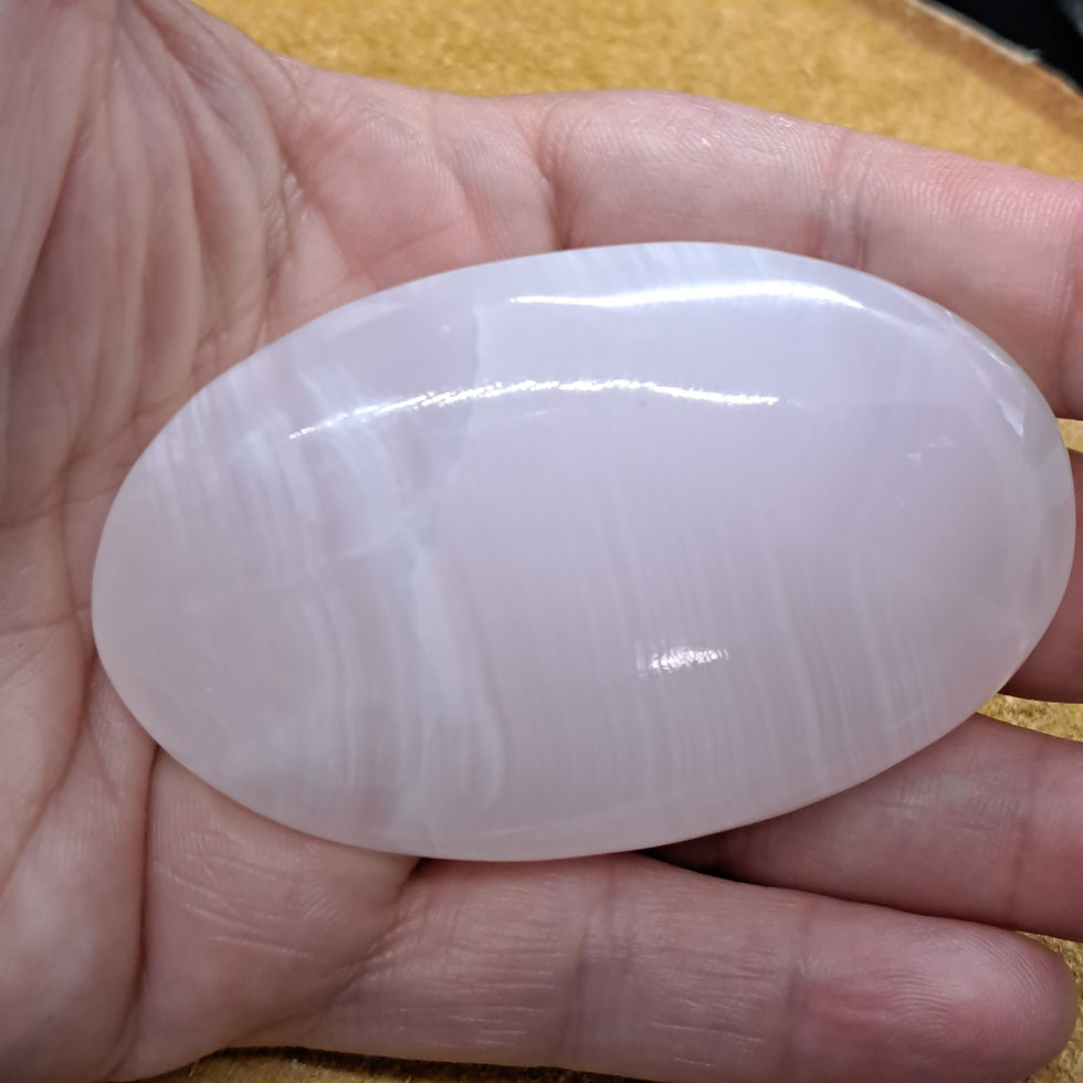 Miniature : Galet en Manganocalcite