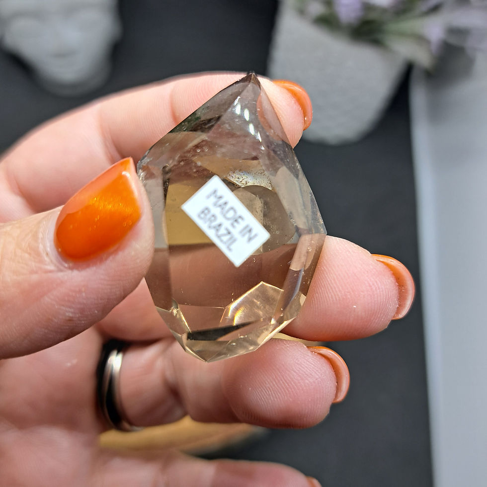 Miniature : Freeform en Quartz Fumé