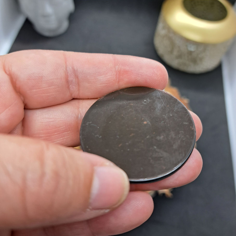 Miniature : Plaquette Téléphone Rondes Shungite AA 40mm