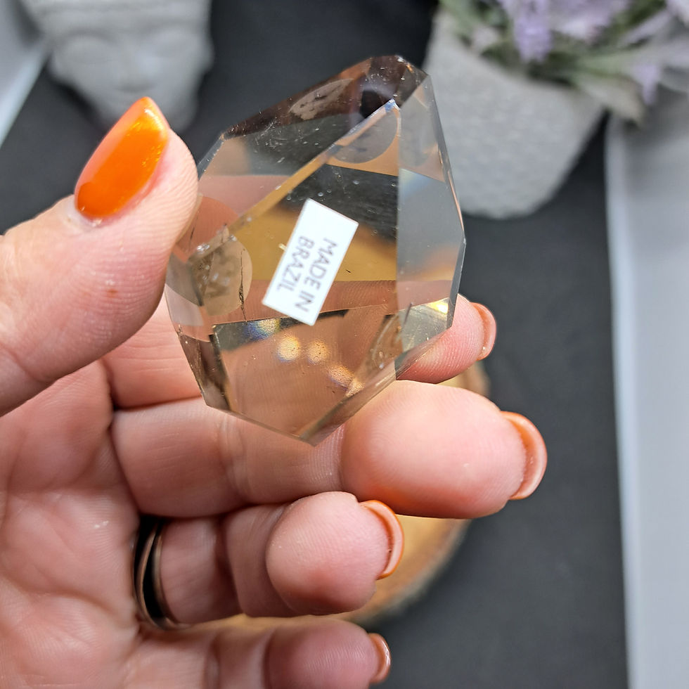 Miniature : Freeform en Quartz Fumé