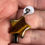 Miniature : Pendentif étoile 20mm oeil de tigre A