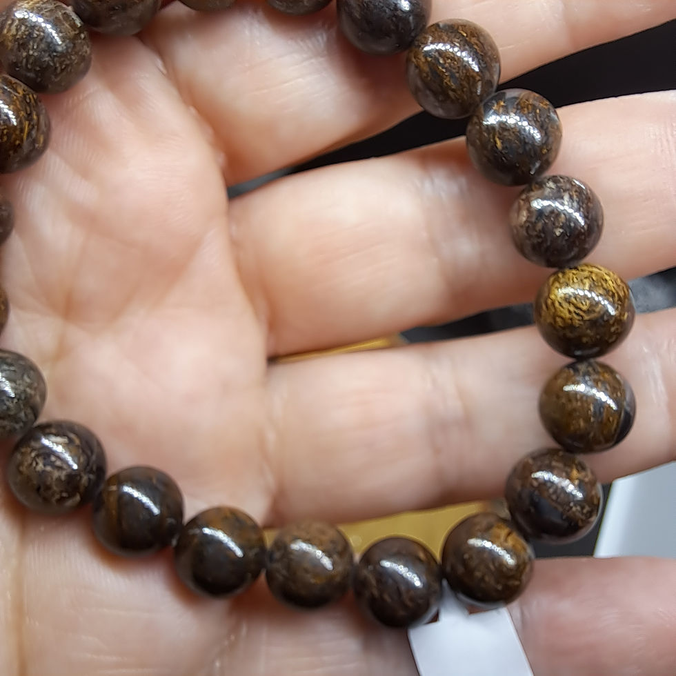 Miniature : Bracelet 8mm en Bronzite A