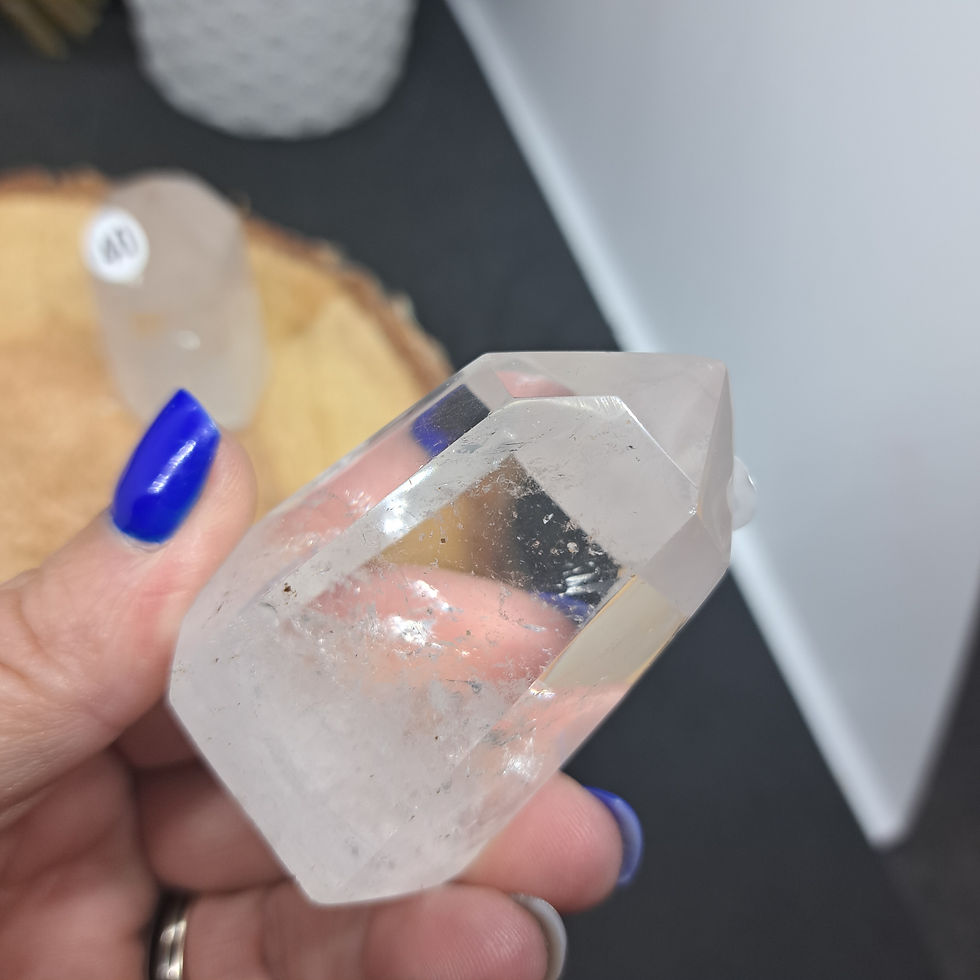 Miniature : Petit Prisme en Cristal de roche AA
