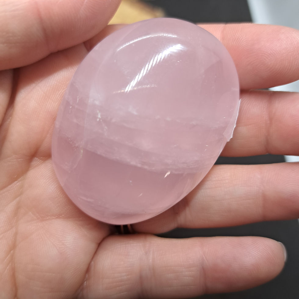 Miniature : Galets en Quartz rose