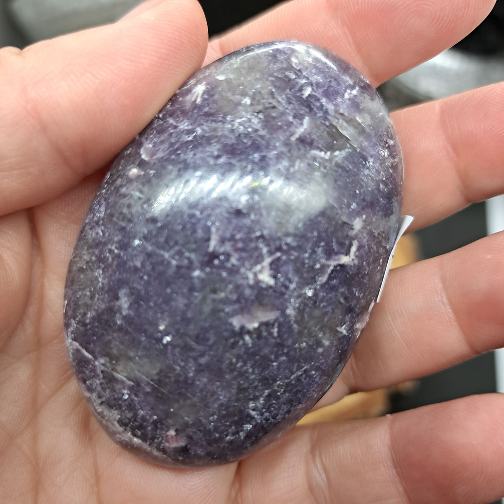 Miniature : Galets en Lépidolite A