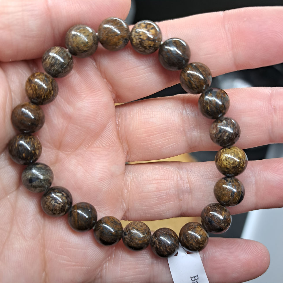 Miniature : Bracelet 8mm en Bronzite A