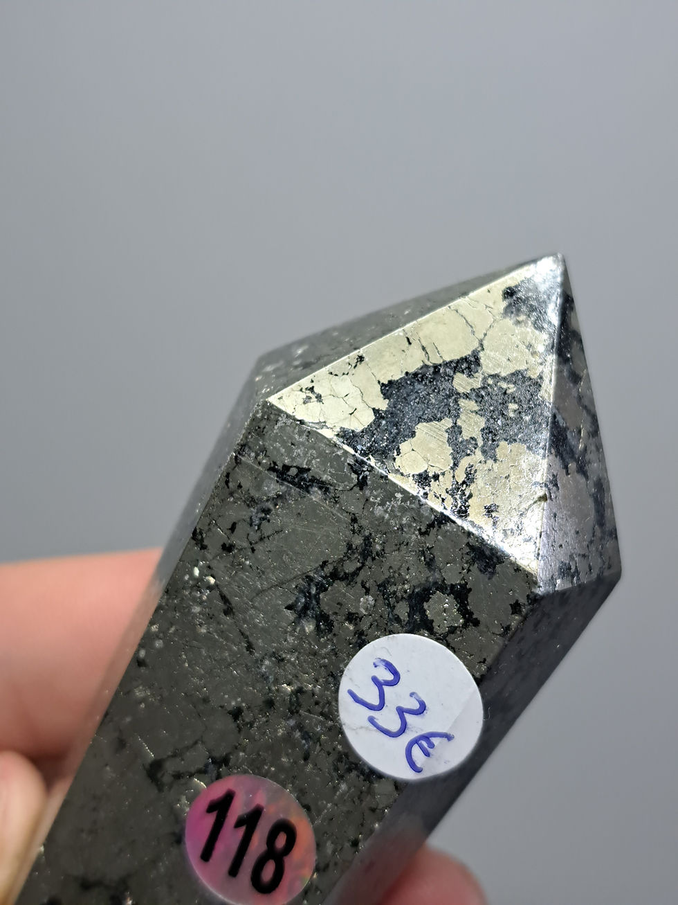 Miniature : Spectres avec support en Pyrite