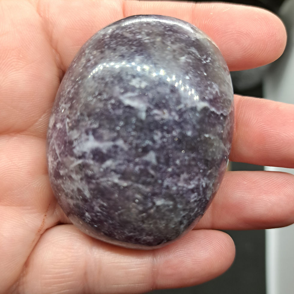 Miniature : Galets en Lépidolite A