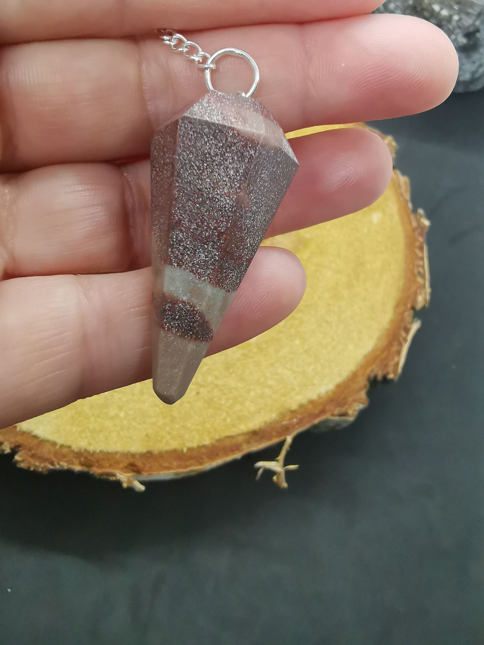 Miniature : Pendule Shiva Lingam A