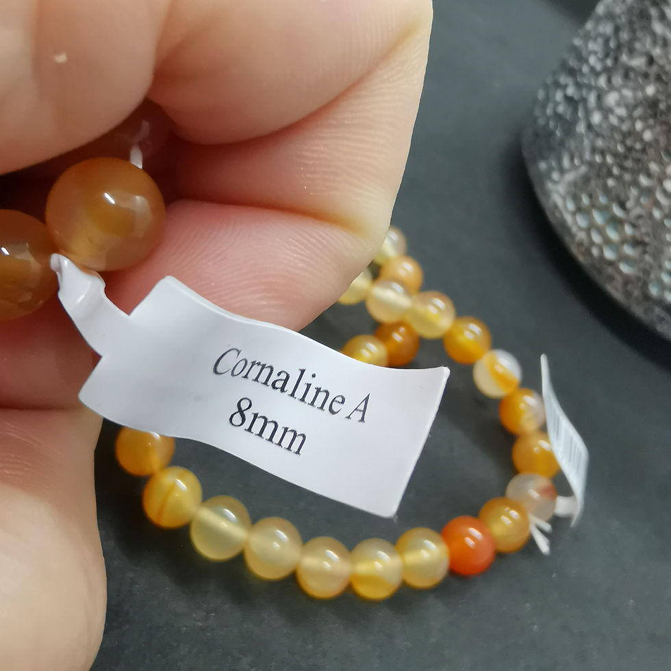Miniature : Bracelet 8 mm Cornaline A
