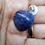 Miniature : Pendentif Coeur 20mm en Sodalite A