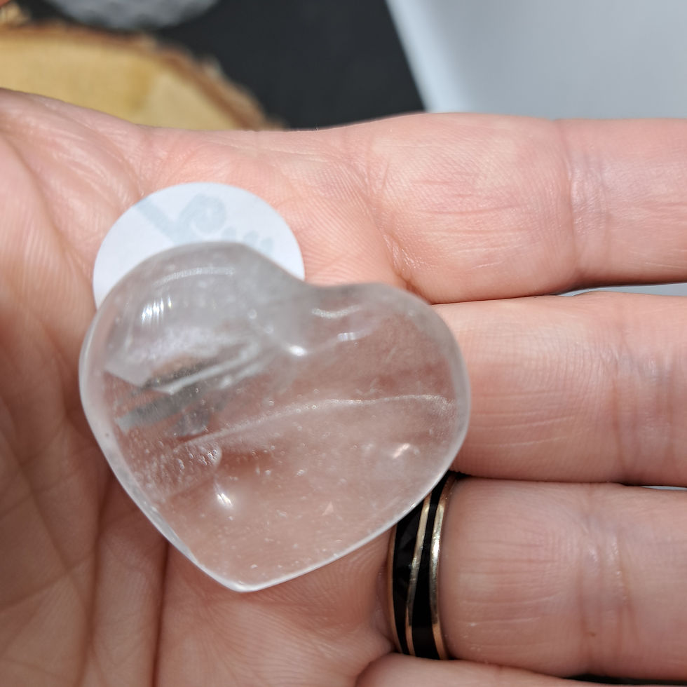 Miniature : Petits coeurs en Cristal de roche