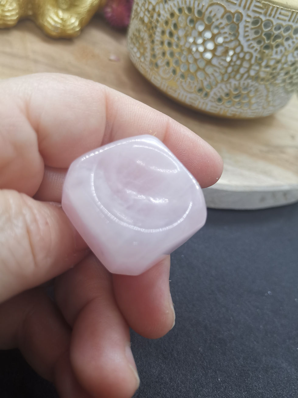 Miniature : Supports sphère ou Oeuf en Quartz rose