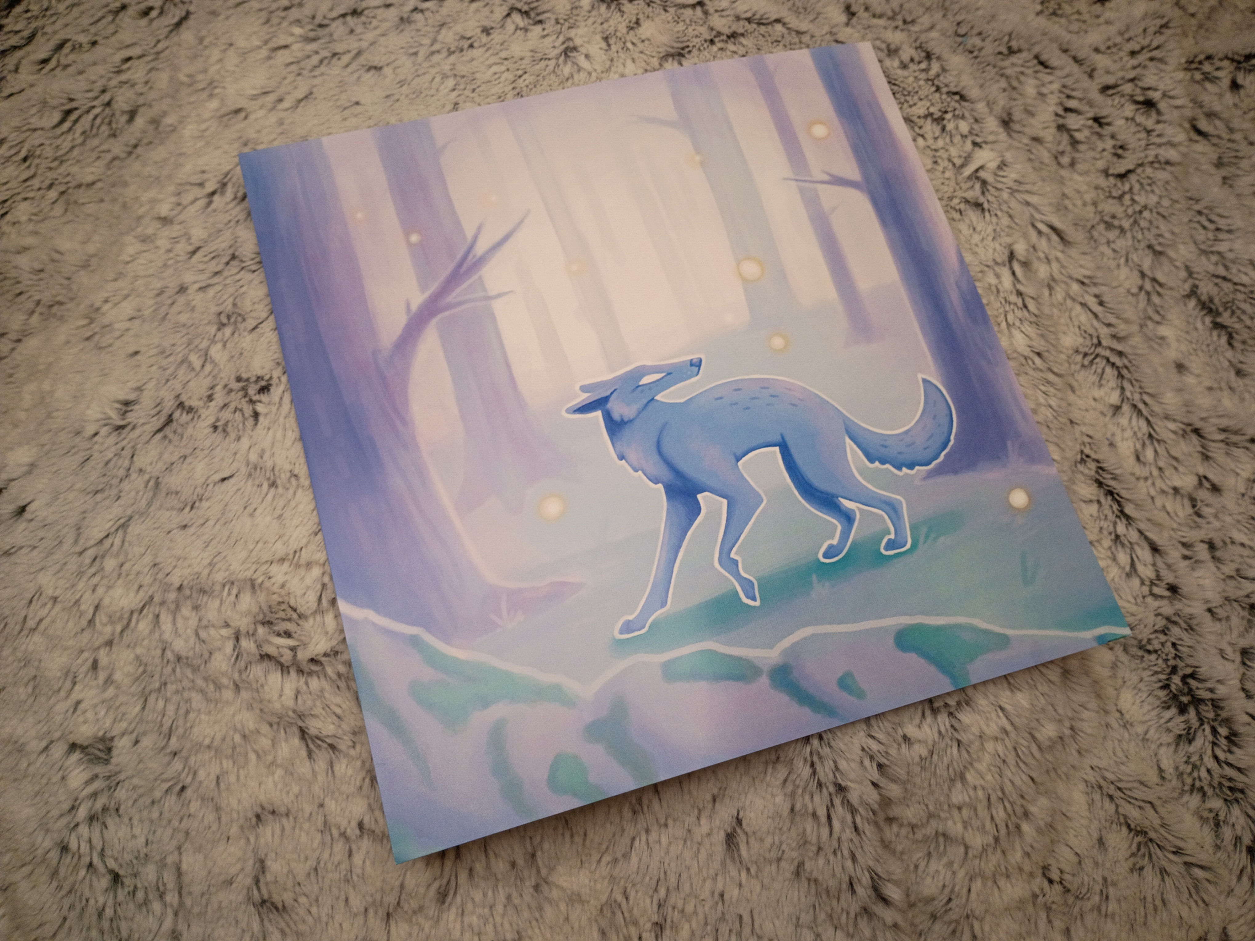 "Blue Forest" Digital Print