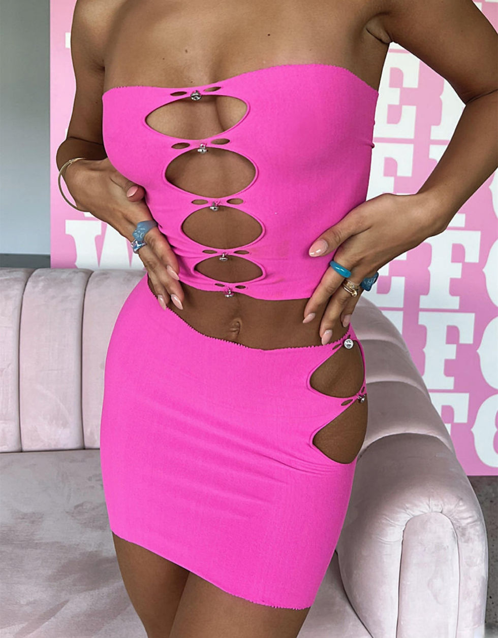 Thumbnail: Pretty Cortilha going out skirt set for clubbing and date nights