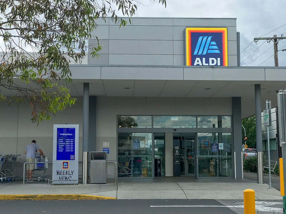 aldi store front - cheapest online supermarket delivery