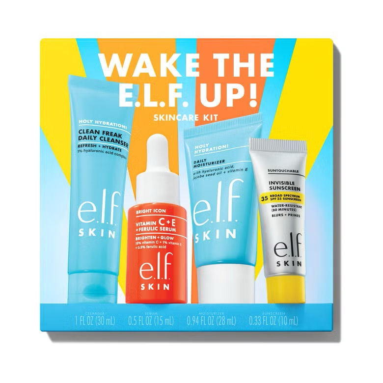 e.l.f. cosmetics Wake the e.l.f. Up Skincare Kit
