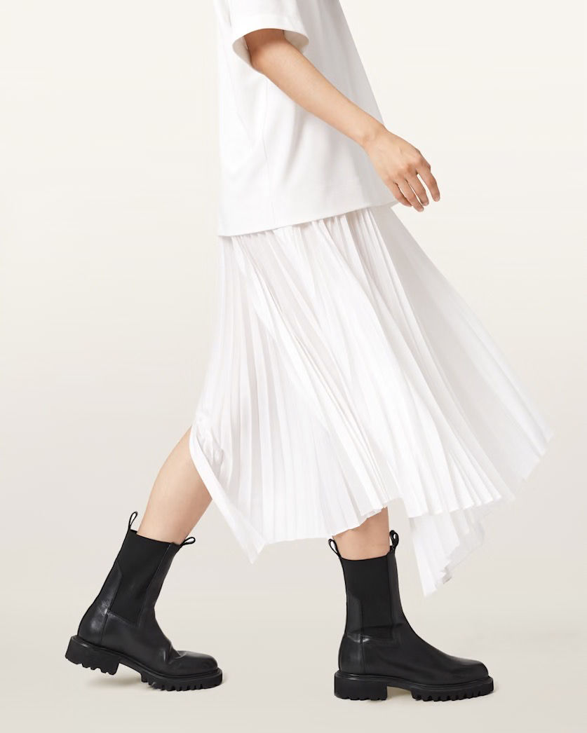 HALLIE LEATHER BOOTS ALLSAINTS