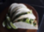Taco lettuce wrap with lime