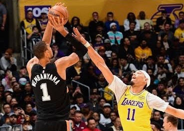 Wemby Scores 40; Spurs Blast Short Handed Lakers 