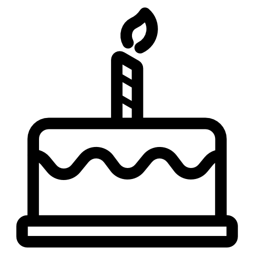 Birthday Cake Icon 