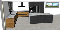 3D du projet cuisine