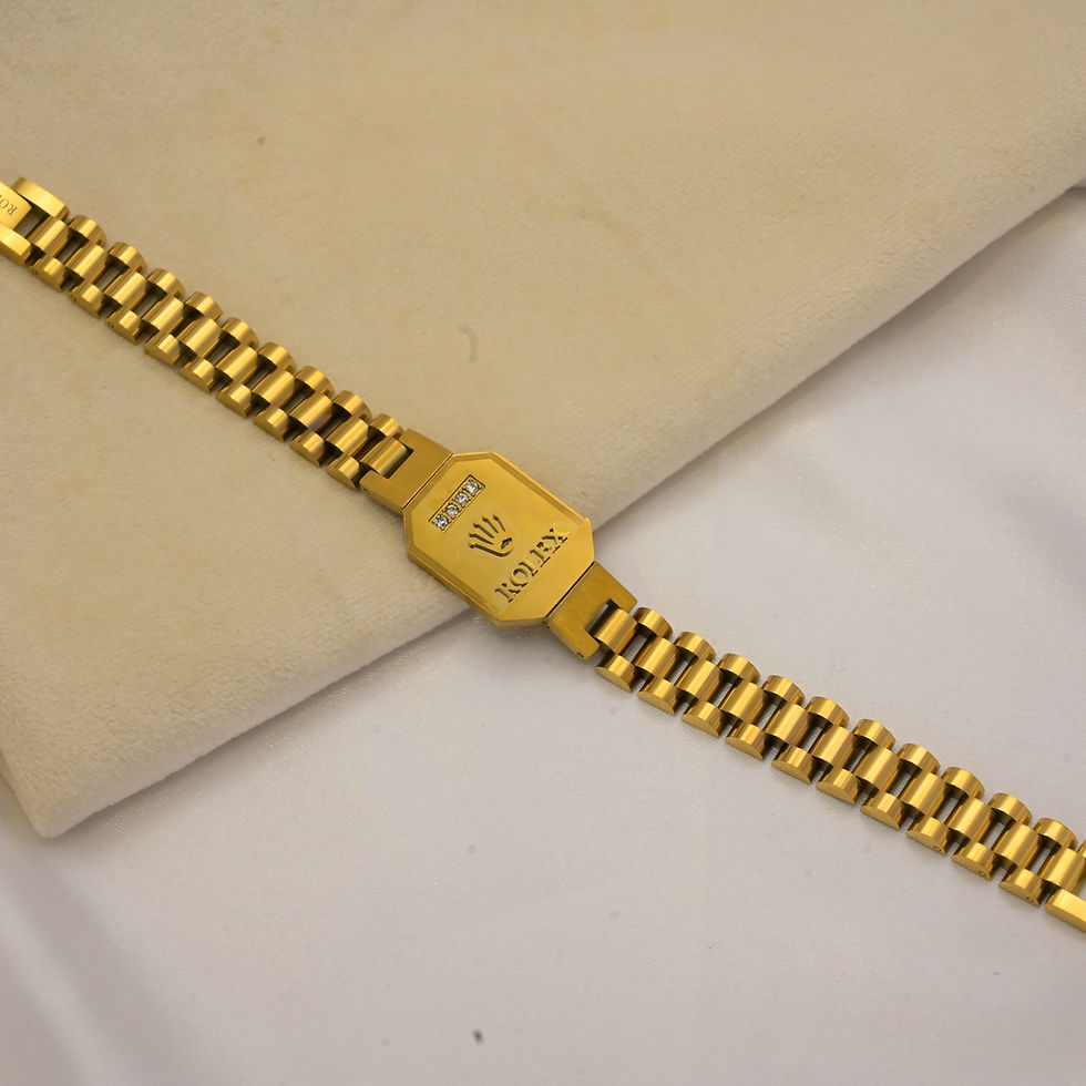 Thumbnail: Luxury Rolex Crown Emblem Bracelet