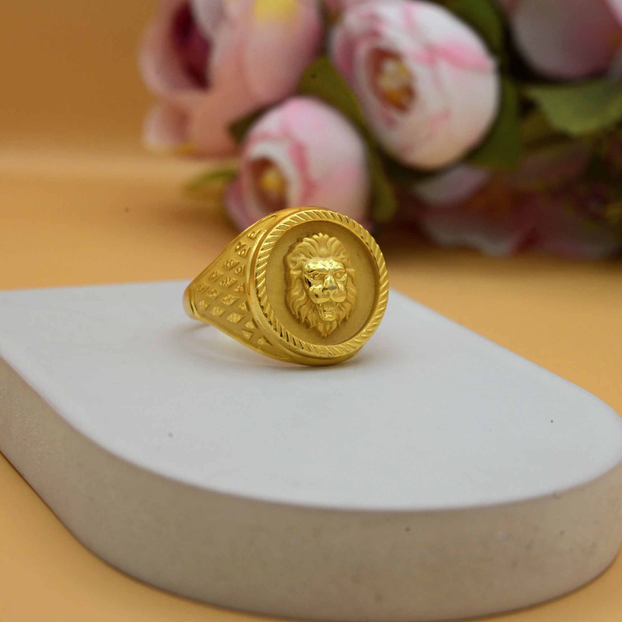 Majestic Lion Head Ring