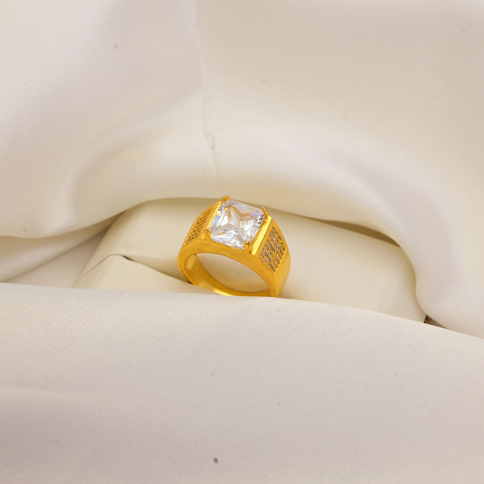 Thumbnail: Regal Square Solitaire Ring