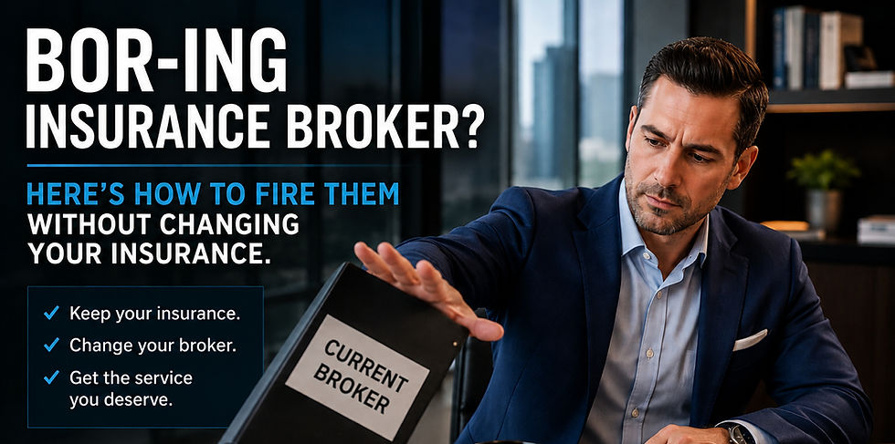 How to change your current insurance broker