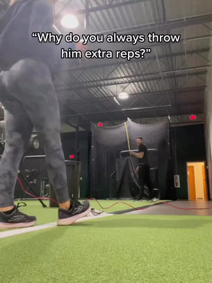 Why do you always throw him extra reps?