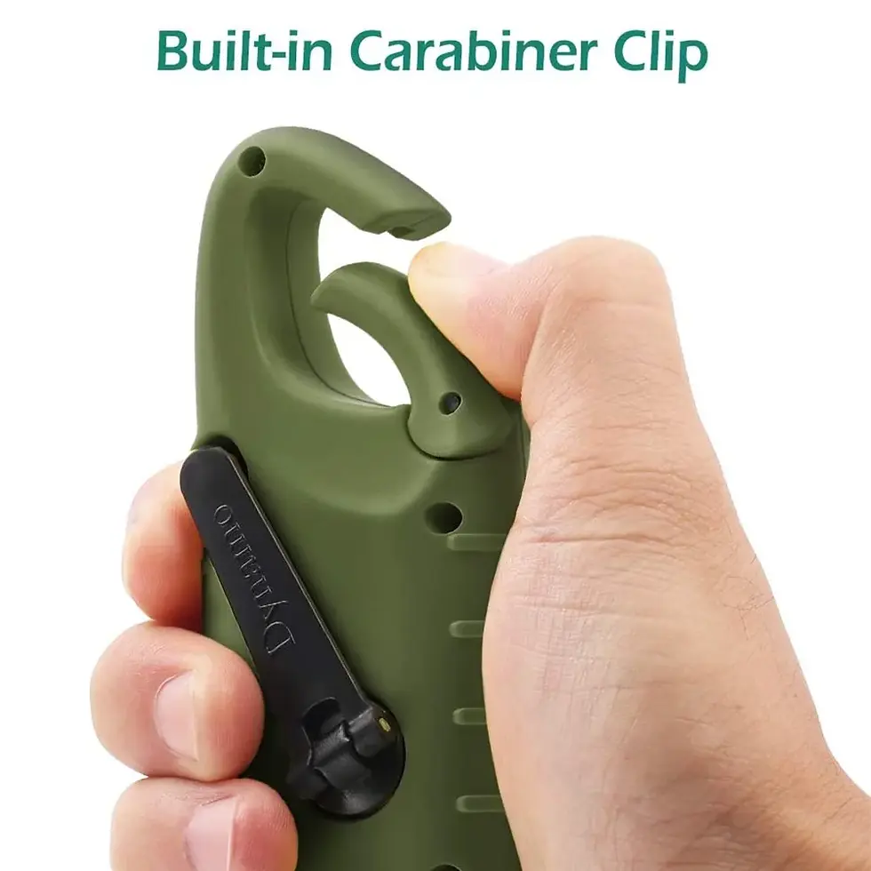 Thumbnail: Hand Crank Radio with LED Flashlight for Emergency, USB Charged & Solar Power
