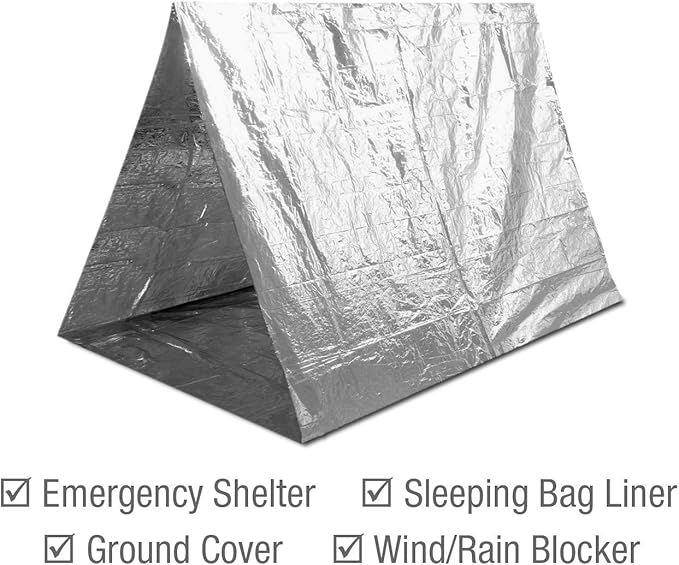 Thumbnail: Swiss Safe Emergency Mylar Thermal Blankets + Bonus Space Blanket - 75 Pack
