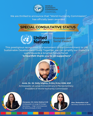 WHC officially awarded Special Consultative Status under the UN ECOSOC 