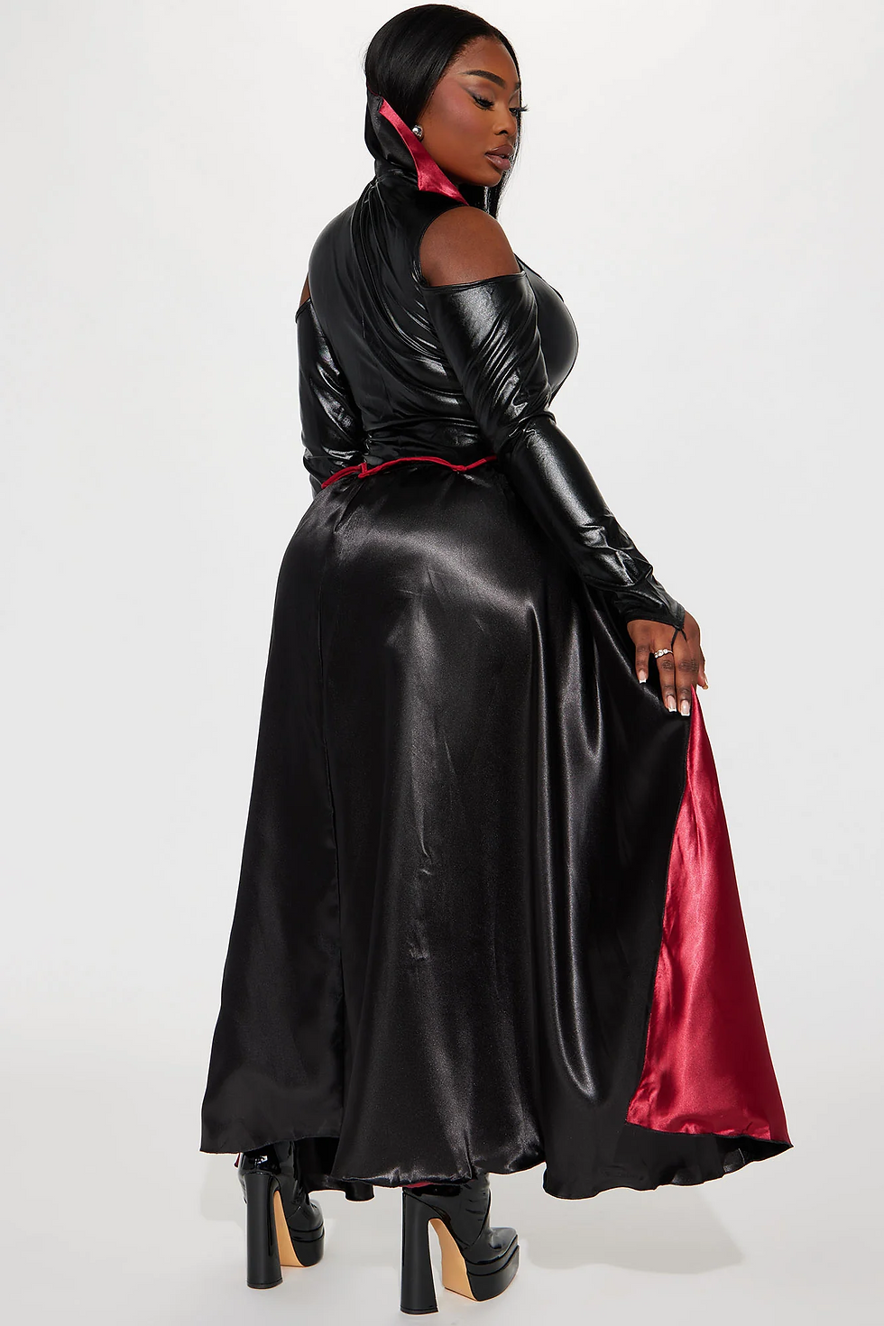 Thumbnail: Women's Vampire 1 Piece Halloween Costume Set