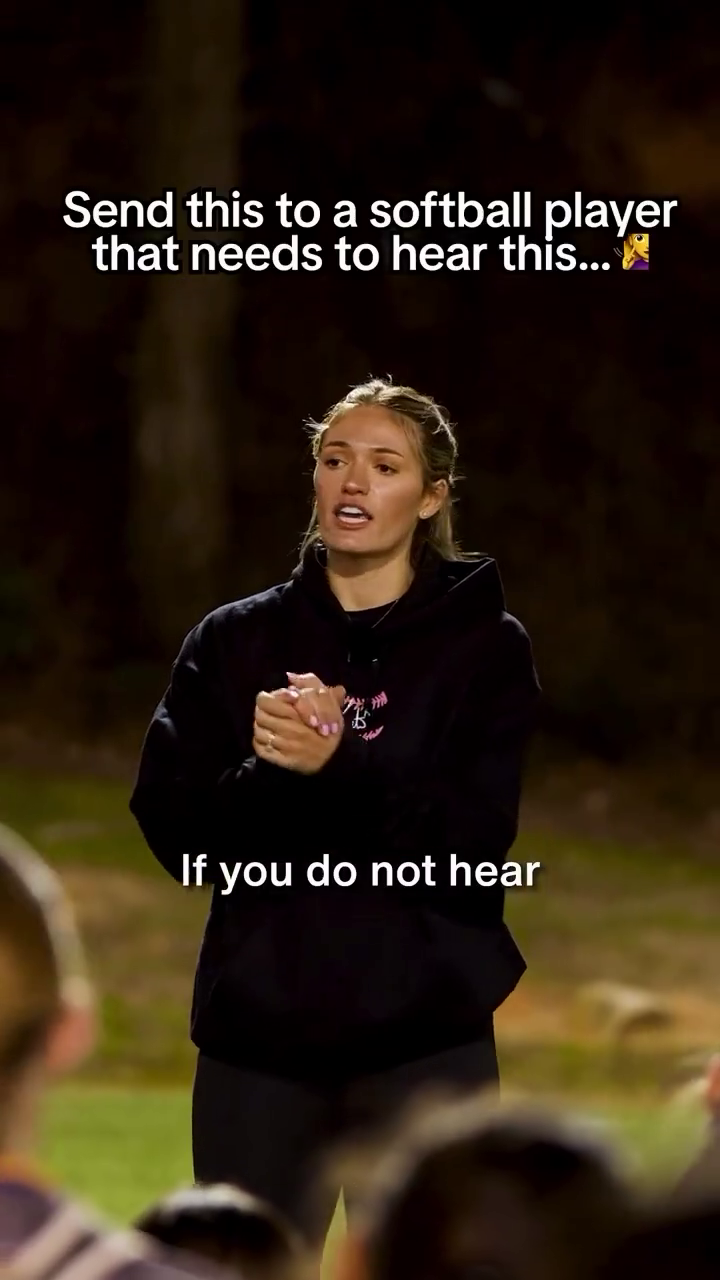 Send this to a softball player that needs to hear this...