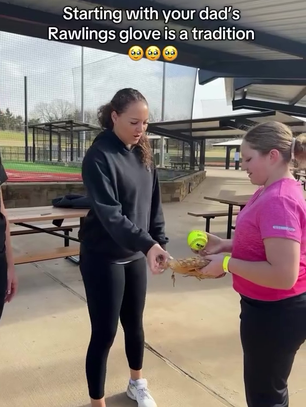 How My Dad's Rawlings Glove Shaped My Love for Softball