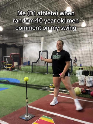 Me (D1 Athlete) when random 40 year old men comment on my swing