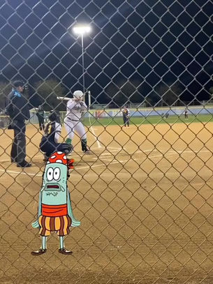 Megan Gibbs sending that ball into orbit 🚀