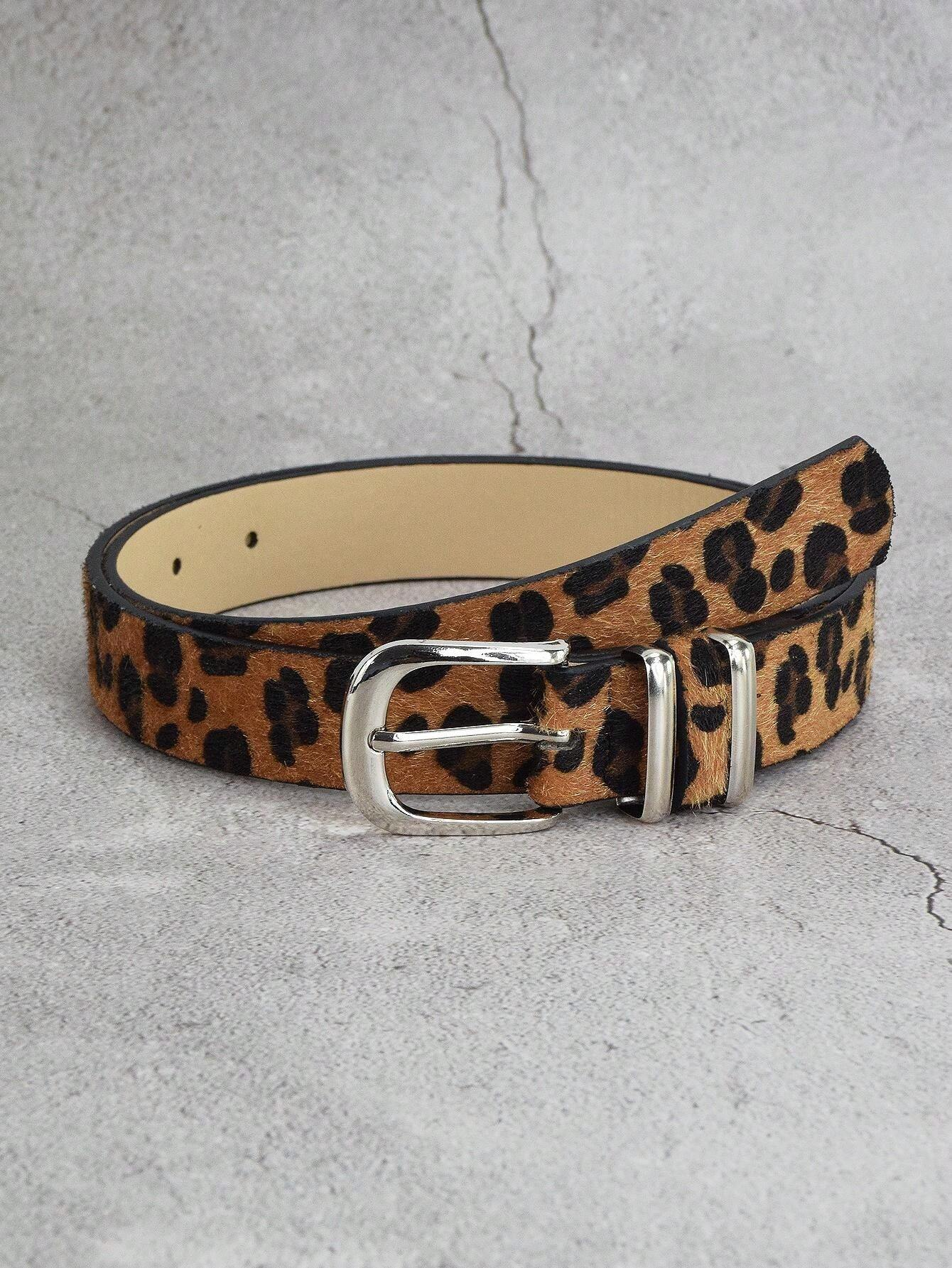 Fashionable Unique Leopard Print Belt For Women