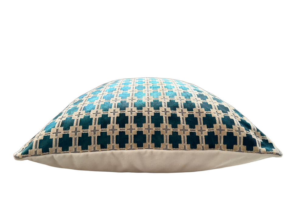 Thumbnail: Velvet Mosaic Cushion Set