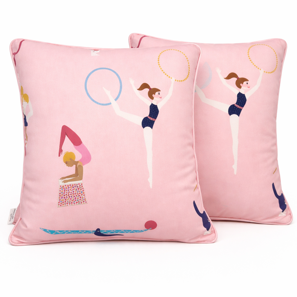 Female Gymnasts Cushion Set