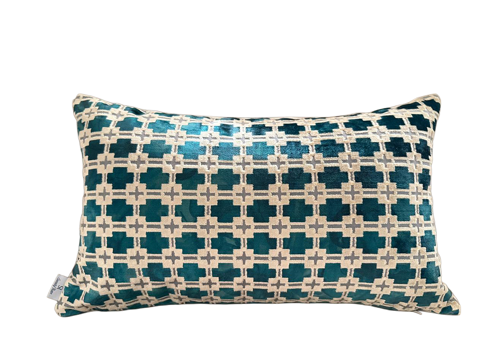 Thumbnail: Velvet Mosaic Cushion Set