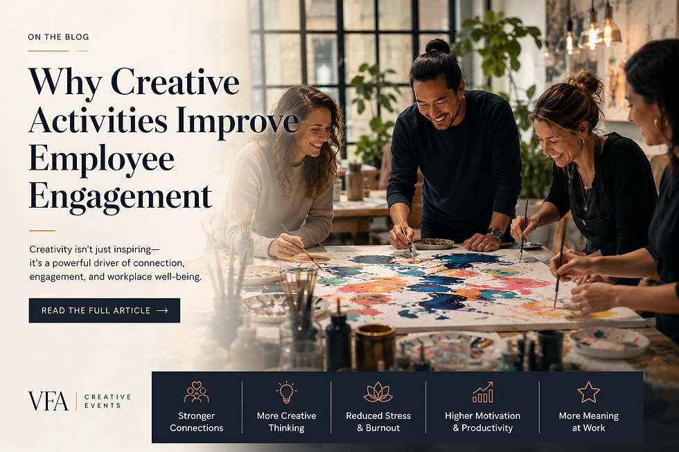 Creative Activities Improve Employee Engagement