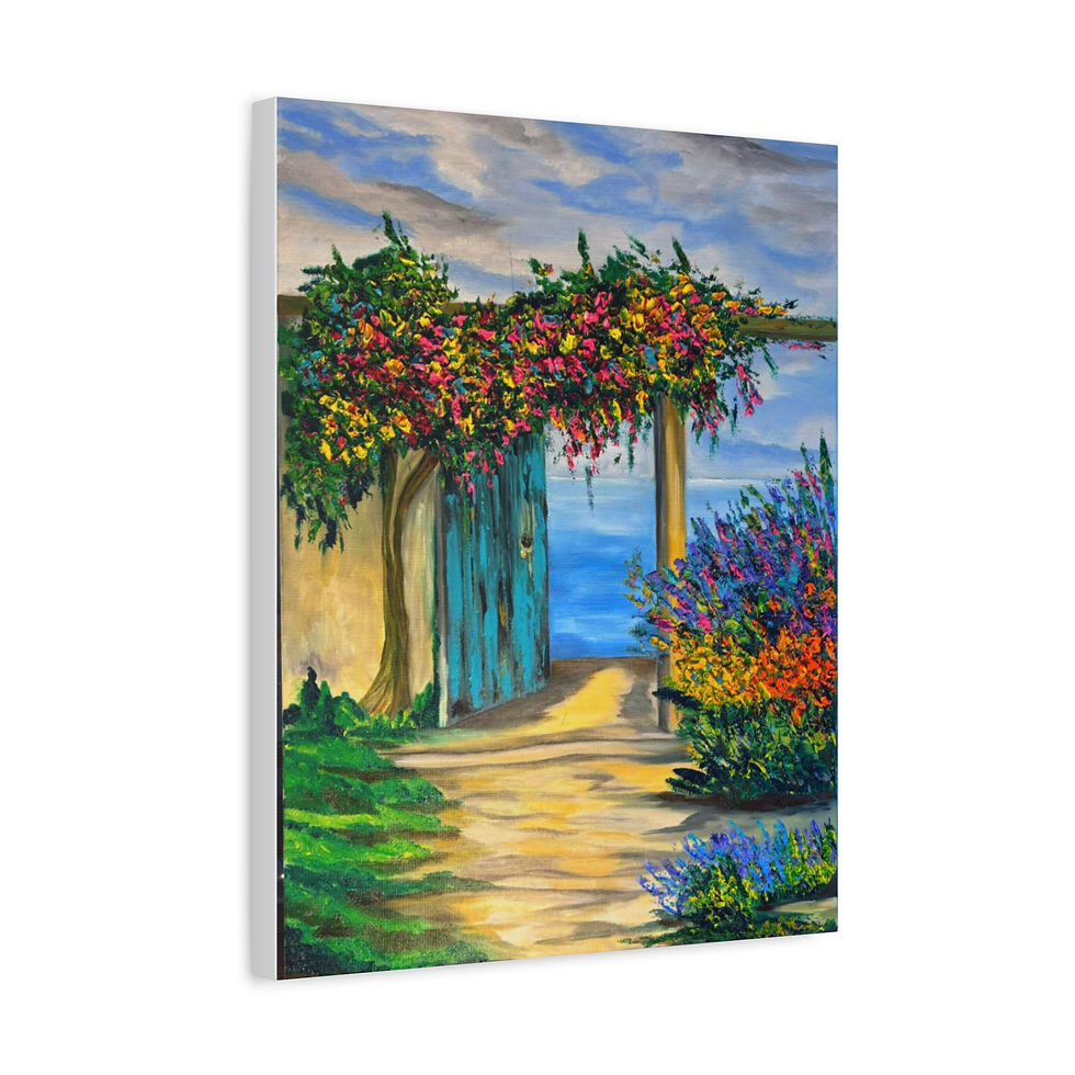 Thumbnail: Turquoise Door Art Print