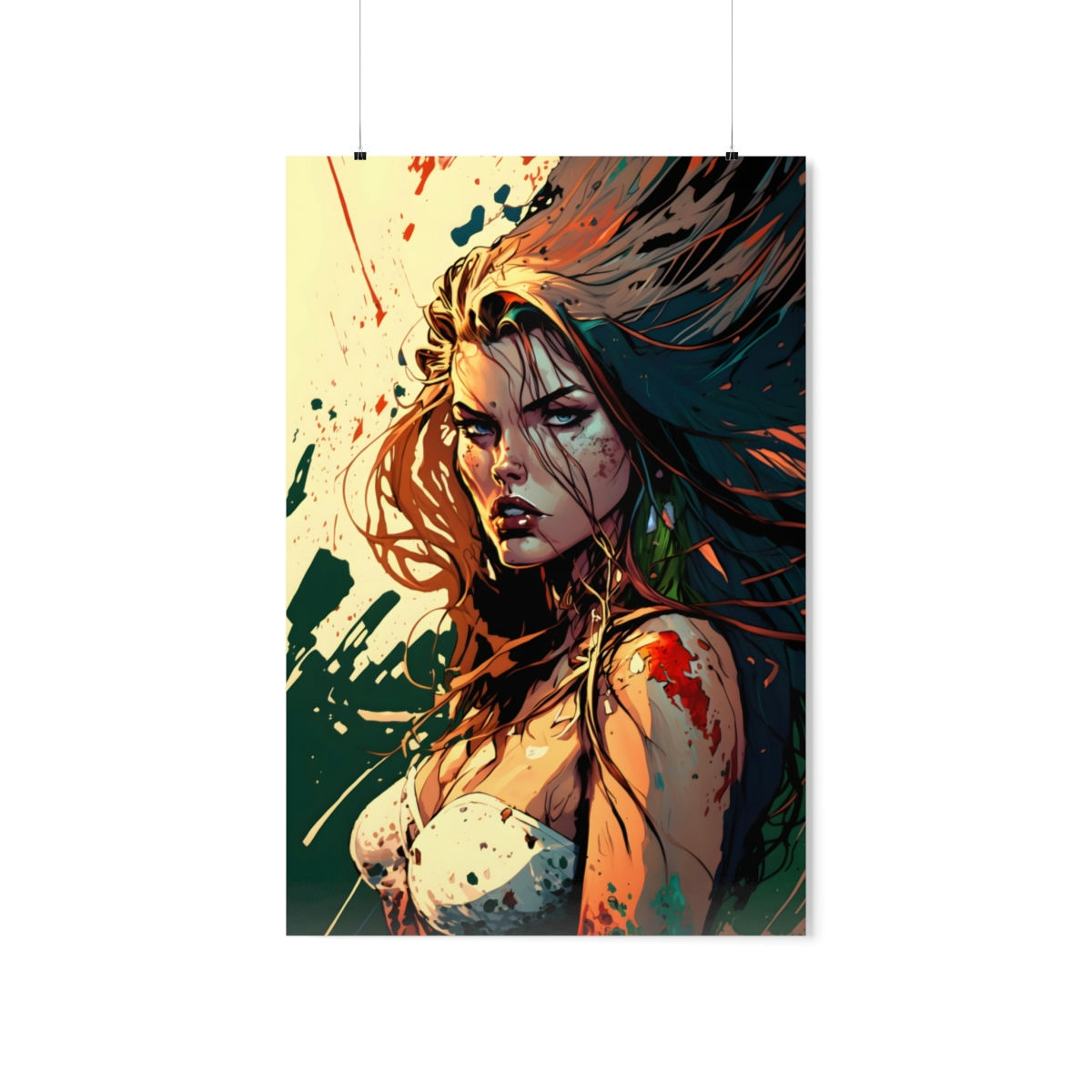 Miss colorful Poster