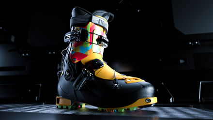 3D Rendering Atomic Shoe 1