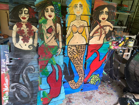 Mermaid Art Show at Village of the Arts