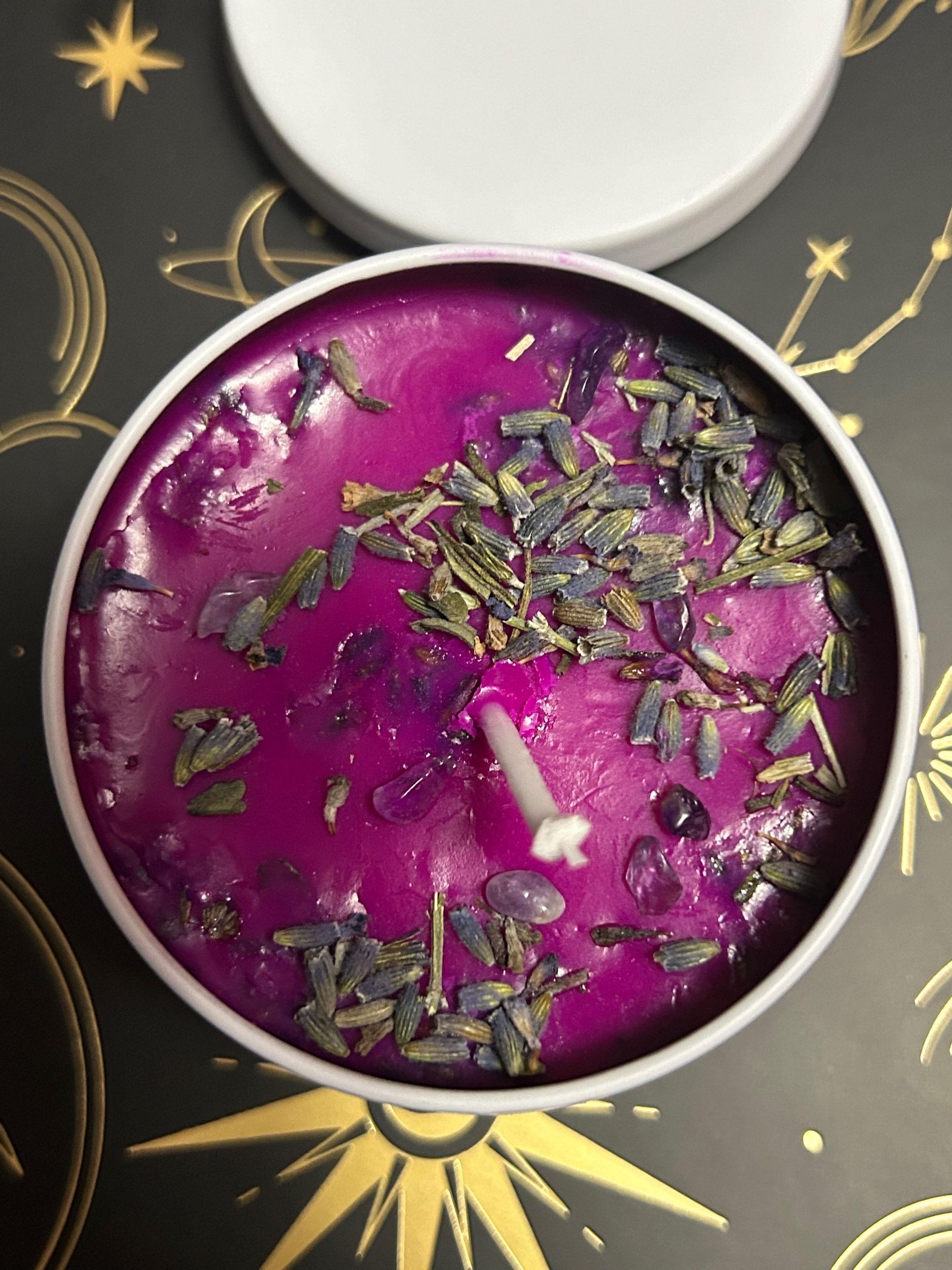 Drift into Dreamland: Reiki infused Purple Sleep & Dream Soy Candle