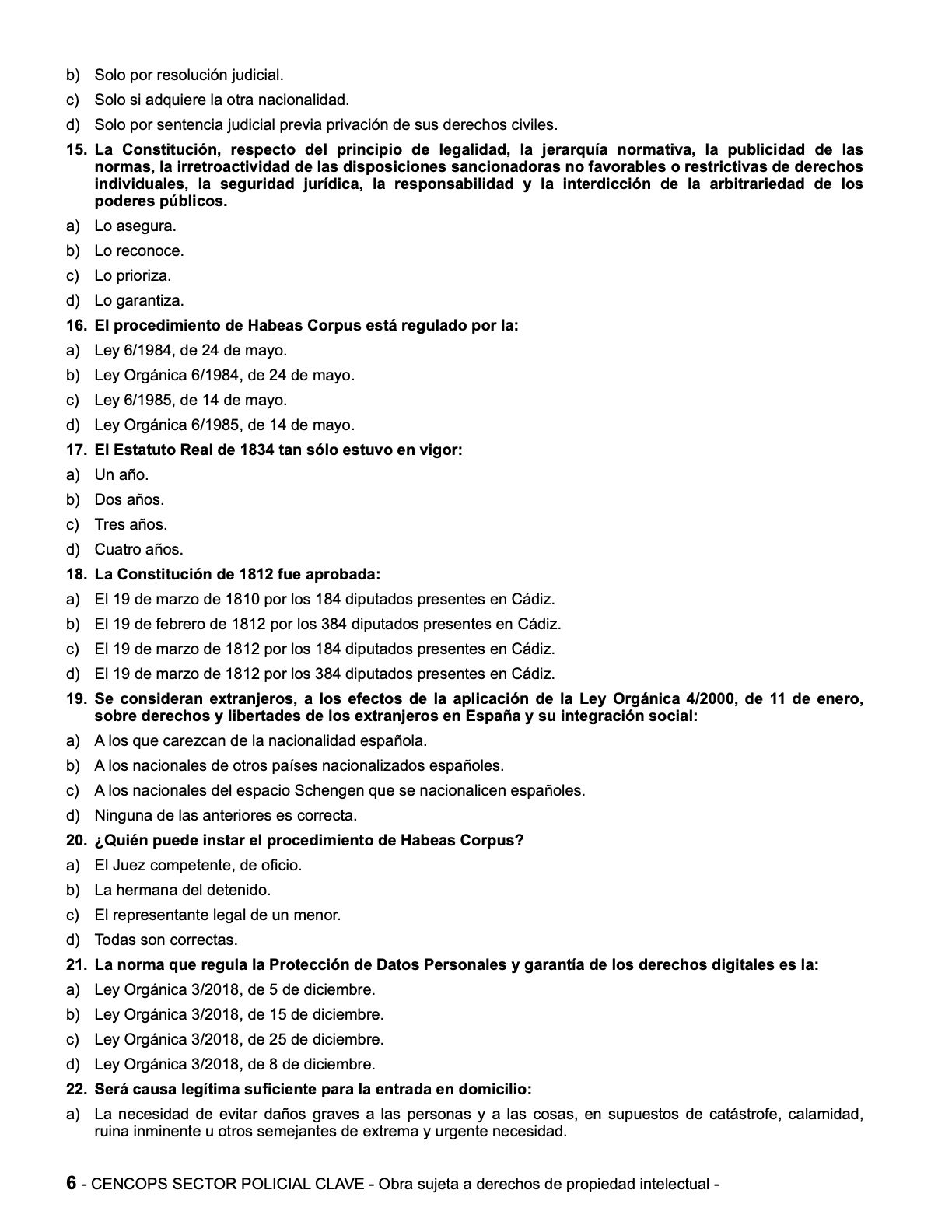 Turbo Repaso. 980 preguntas tipo test